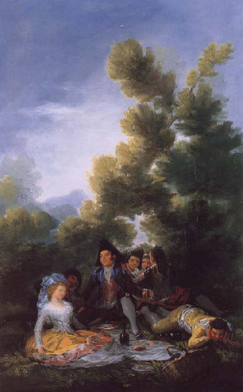 Francisco de Goya A Picnic oil painting image